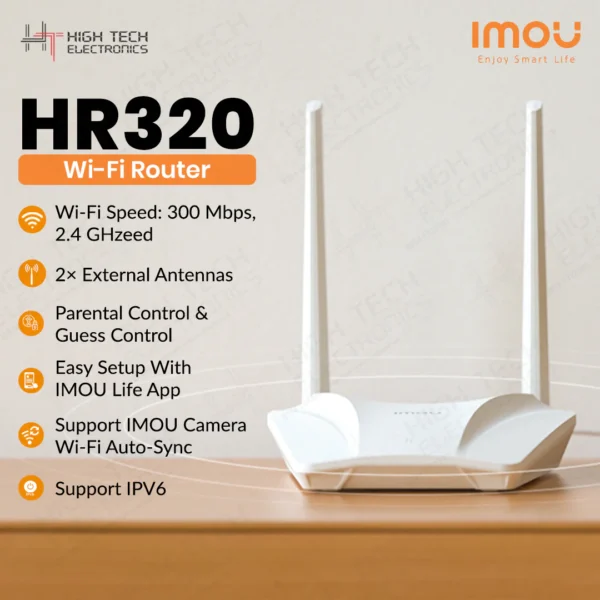 IMOU HR320 300 MBPS 2 ANTENNA WIFI ROUTER