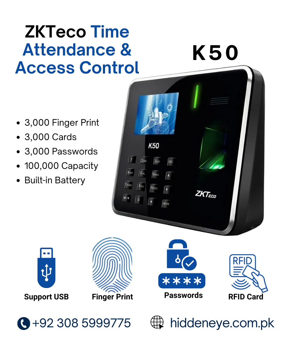 ZKTeco K50 Time Attendance & Access Control