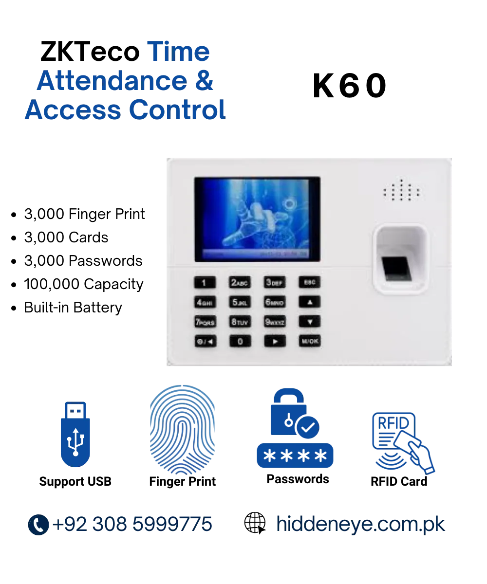 ZKTeco K60 Time Attendance & Access Control