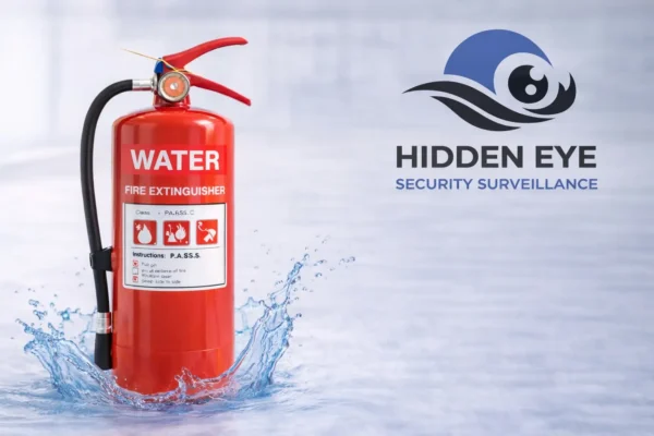 fire extinguisher water